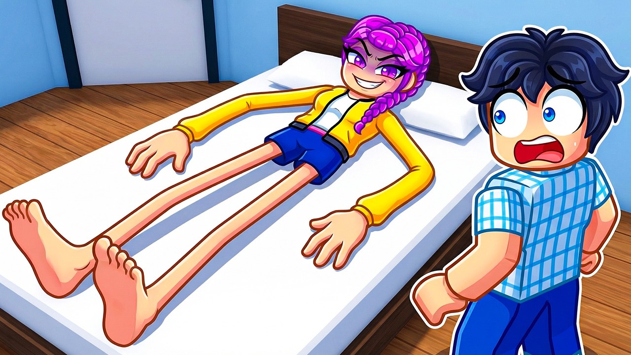 Малышка Руми не перестаёт расти в 3 часа ночи в Roblox! | Kpop Demon Hunters