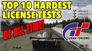 Top 10 Hardest License Tests In Gran Turismo History