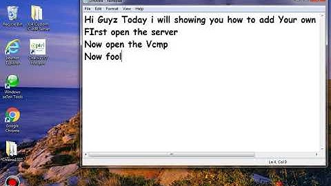 How to Add your own vcmp server in favorites