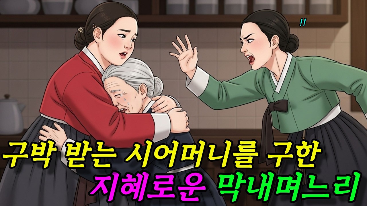 맏며느리에게 하녀취급 받던 시어머니 구한 지혜로운 막내며느리! | 야담 옛날이야기 오디오북 수면동화 전설 민담 사연🌙