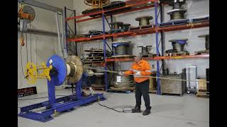Tensioning Drums and Mobile Wire Spooling   Absolute Lifting and Safety mp4
