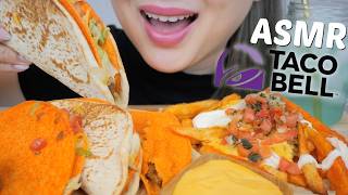 ASMR Doritos Cheesy Gordita, Doritos Beef Tacos, and Supreme Nacho Fries *NO TALKING EATING SOUNDS