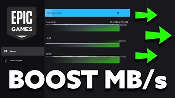 Hoe je de downloadsnelheid van Epic Games Launcher VERHOOGT!