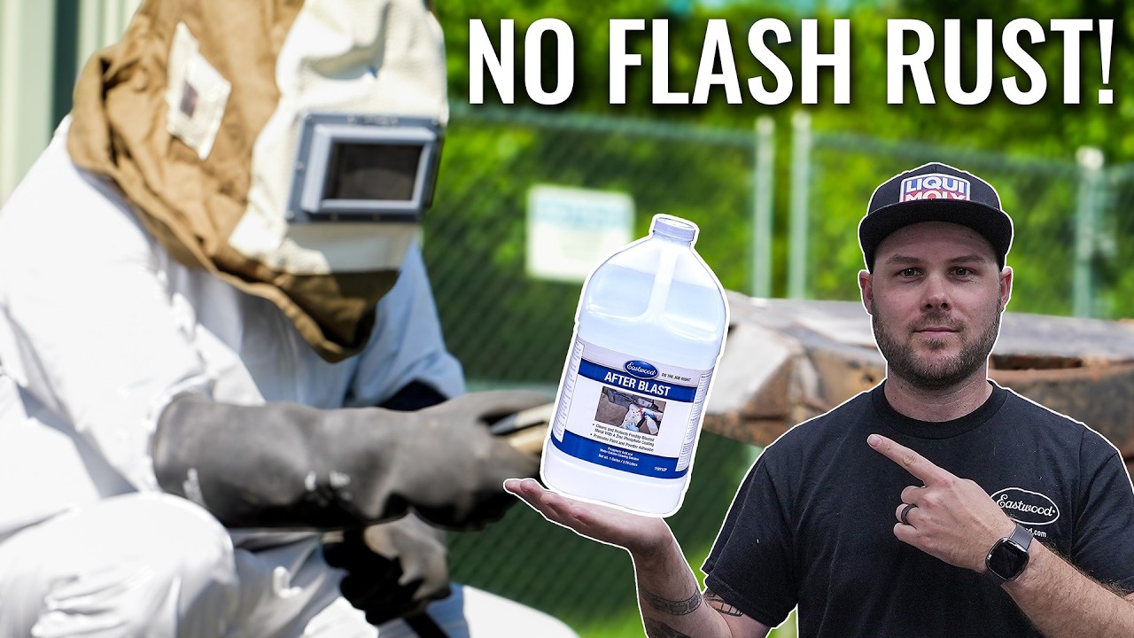 Как предотвратить образование ржавчины после пескоструйной обработки! Инструкция по проведению пе...