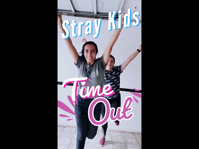 Stray Kids Time Out Dance Challenge by Meg and Shar class=
