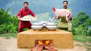 HYDERABADI MUTTON DUM BIRYANI | India Most Royal Mutton Biryani Recipe | Biryani Cooking in Village