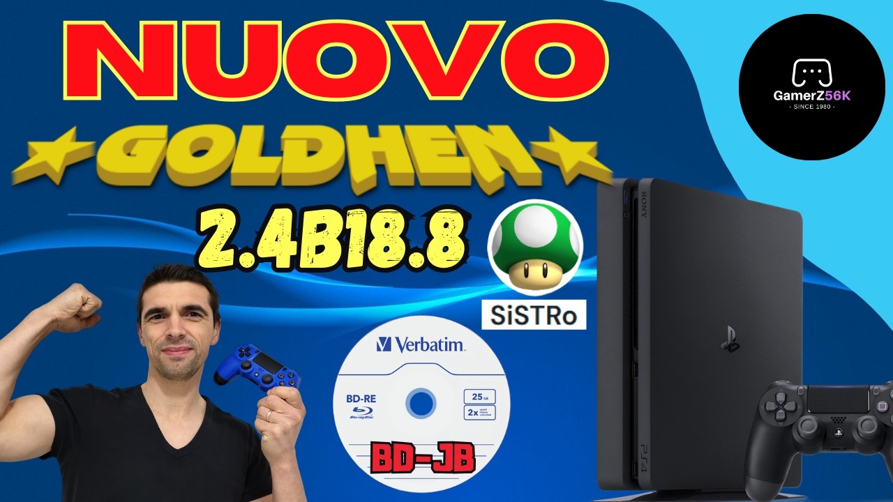 NUOVO GOLDHEN 2.4b18.8 by SISTRO per PS4 Jailbreal 9.00 - 12.52 