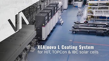 XEA|nova L Coating System for HJT, TOPCon & IBC Solar Cells