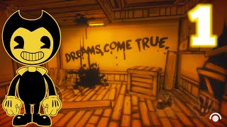 Bendy the ink machine horror game chapter 1 gameplay android screenshot 1