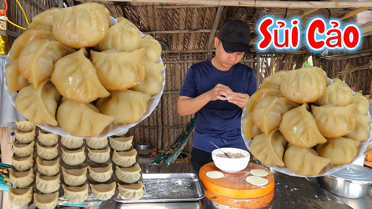 Cách Làm SỦI CẢO DẺO NGON Món Ăn Truyền Thống Của Người HOA | Thuận Miền Tây#186
