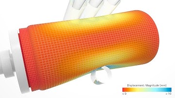 Fluid Structure Simulation Interaction - Squeezing Drinking Bottle