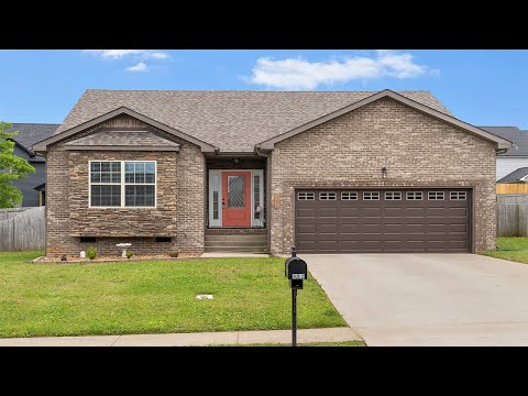 982 Harding Drive, Clarksville, TN home video tour
