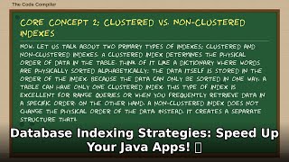 Java Database Indexing: Speed Up Your Apps FAST! 🚀 (Beginner Guide)