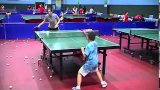 Table Tennis Training's Kids of China  HD