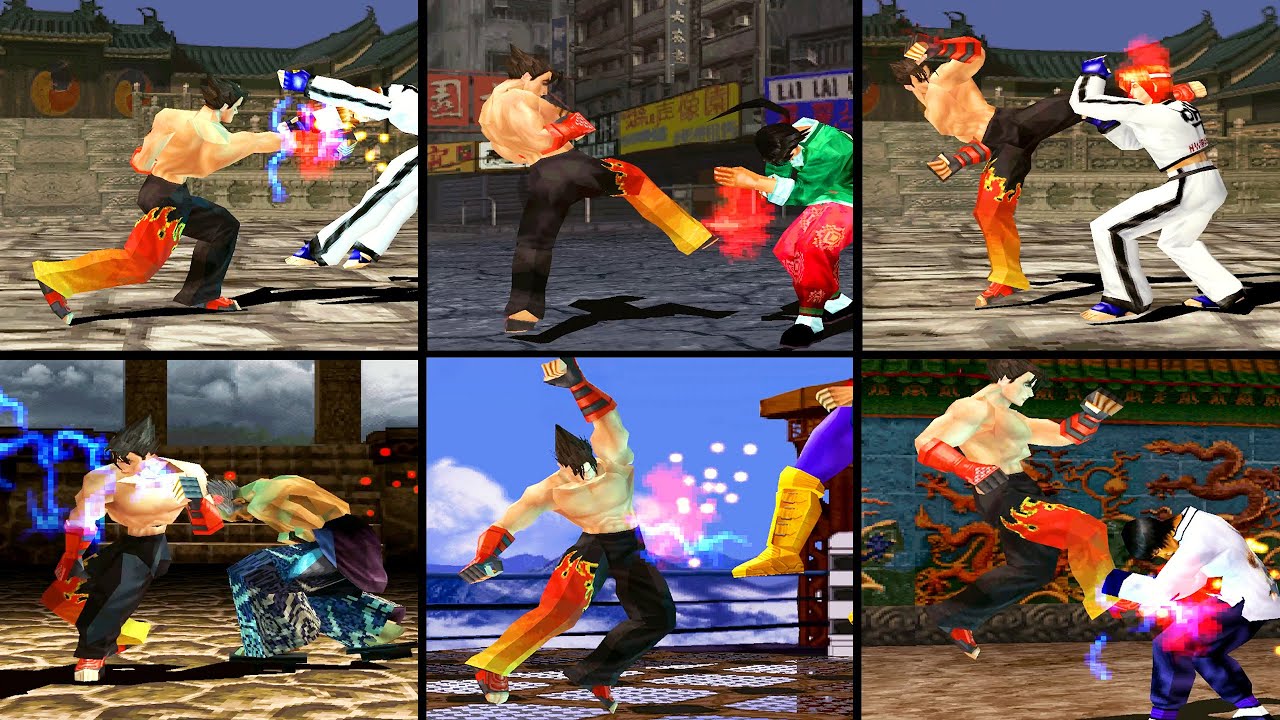 Jin's 10 Hit Combos TEKKEN 3 - YouTube