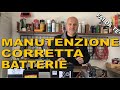 MANUTENZIONE BATTERIE AL PIOMBO