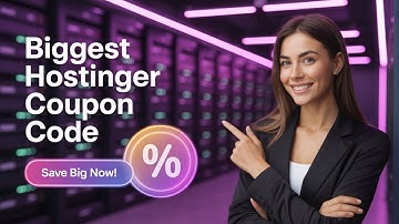 Biggest Hostinger Coupon Code | Get The Best Hostinger Discount NOW!