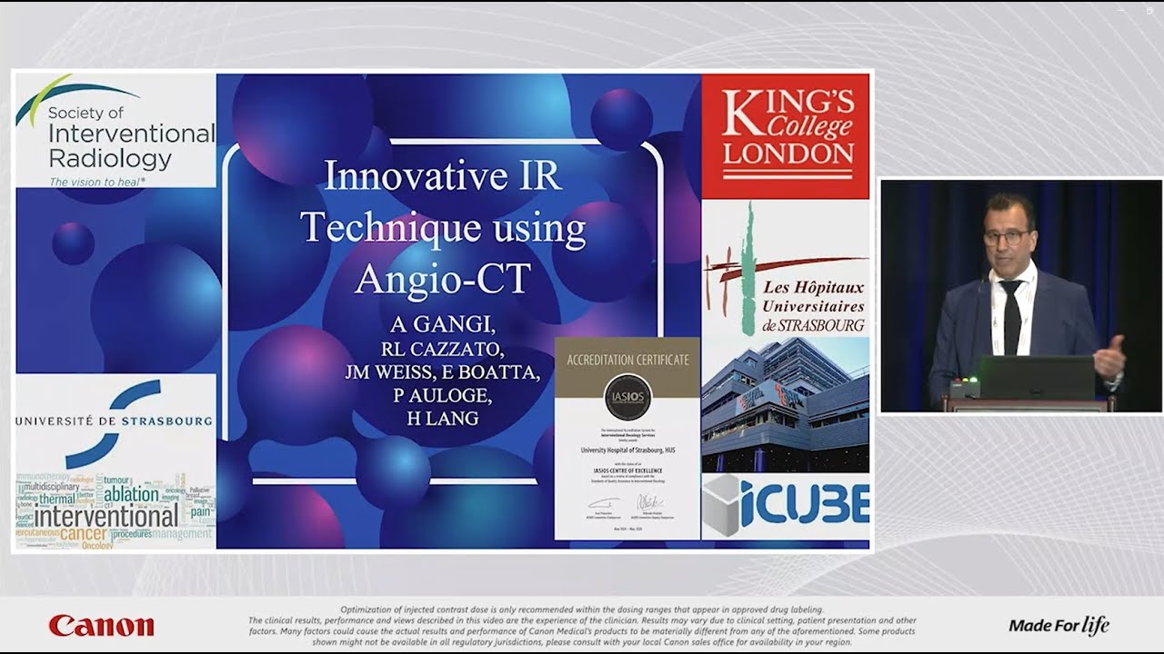 Innovative IR Technique using Angio-CT: Prof. Afshin Gangi - SIR