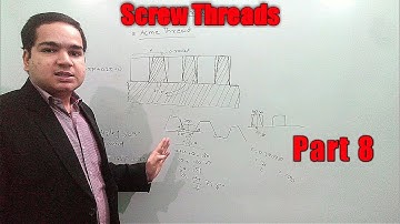 Screw Thread I Part 8 Acme Thread Drawing (square thread)  I Second Semester I Diploma/Polytechnic