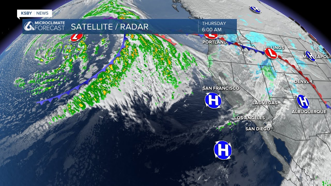 Clear skies to end the week head of several strong storms - YouTube