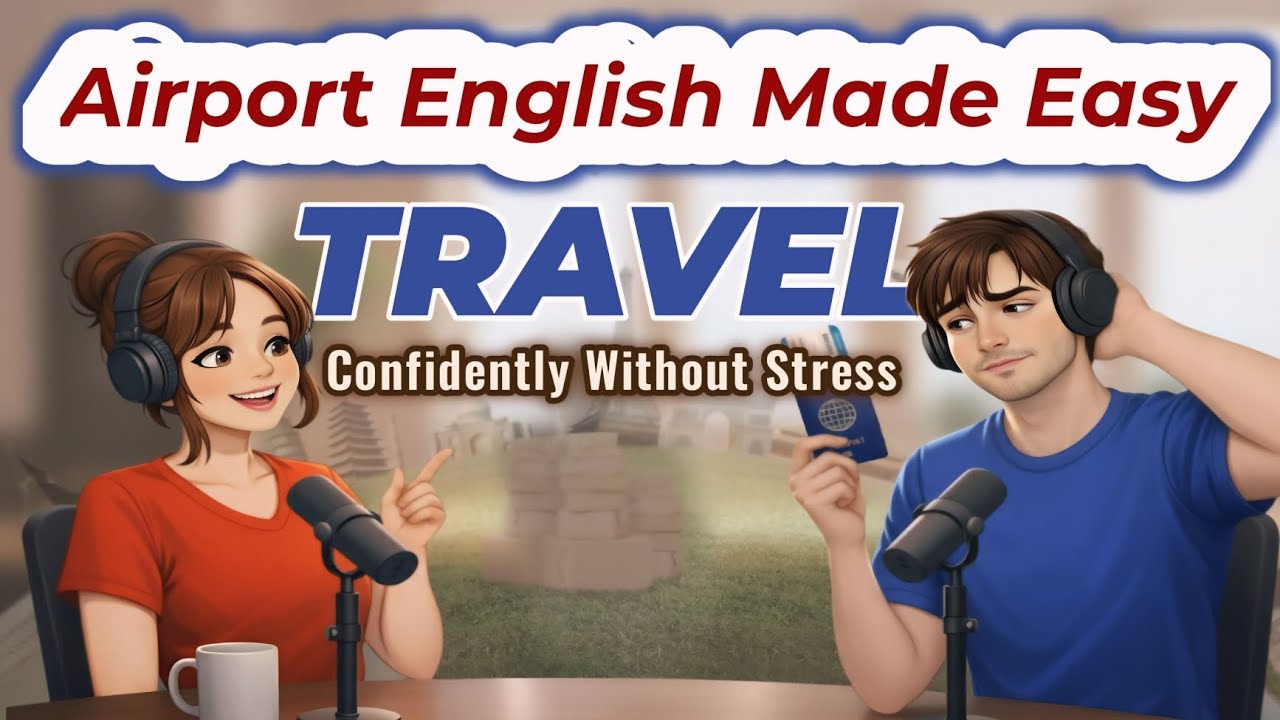 Learn English with Real Conversations Podcast | Travel English for Airports 
