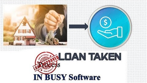 Account wise Interest Rate/ Loan Taken Process in BUSY Software I Nepali Language