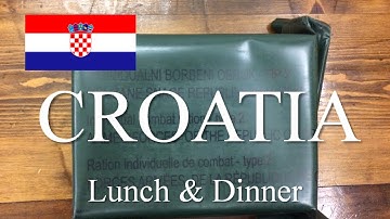 Croatia: Individual Combat Ration (IBO) ~Lunch & Dinner~