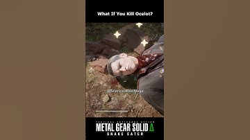 Wat als je Ocelot doodt? #metalgearsolid #mgs3