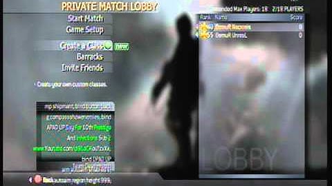 Cod 4 Infection lobby Join Sech GTs Below!!!