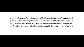 Budget Set W/ Rationing