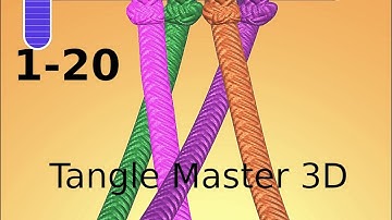 Tangle master 3D solution level 1-20 - Gameplay Walkthrough (iOS & Android)