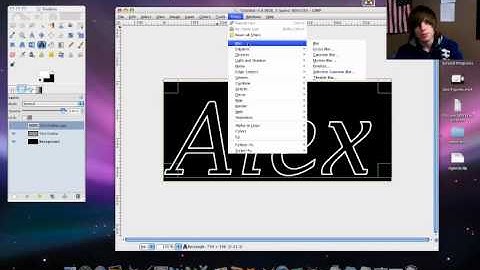 GIMP Tutorial - Neon Text