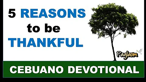 5 Reasons To Be Thankful I Cebuano Devotional