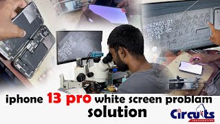 IPHONE 13 PRO WHITE SCREEN PROBLAM SOLUTION