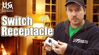 how to wire and install a switch receptacle