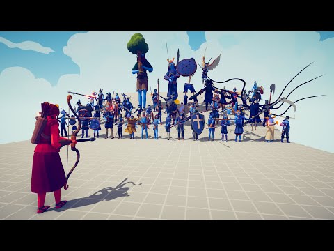 ARTEMIS vs MELEE Team - Totally Accurate Battle Simulator TABS