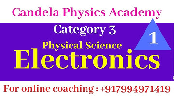 K.TET Category 3 physical science ||Electronics Mock Exam||Part 1