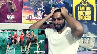 Top 100 Dude Perfect Trick Shots Compilation REACTION !!!😲😲😲