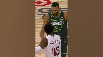 Donovan Mitchell & Rudy Gobert first time meeting after the BIG trade 🤩🙏🏾 #nba #shorts