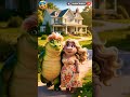 Orange Cst Panga with crocodile #funnyvideo #comedy #catvideos #catshorts #viralcats #lifelesson