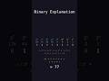 A Quick Introduction to Binary