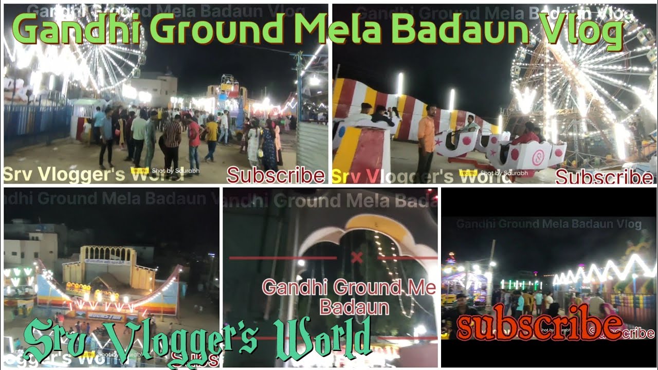 Gandhi Ground Mela Badaun Vlog || 