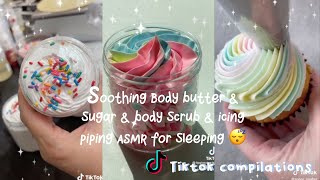 50 mins ASMR butter body, sugar scrub, soap and icing sugar piping for sleep | TikTok Compilation |