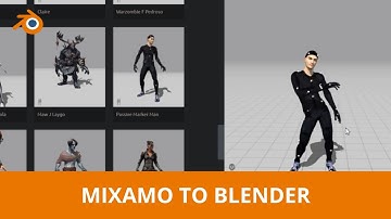 How to IMPORT Mixamo ANIMATIONS to Blender