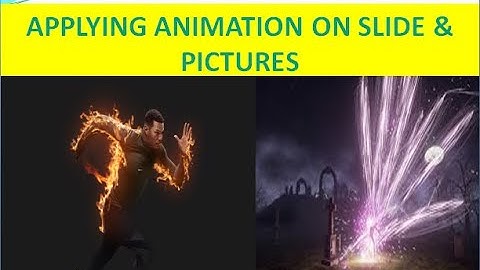 Topic:-  ANIMATION ON SLIDE & PICTURE |Chapter:-3 |Subject:- Computer| Class:- V |SOURABH SRIVASTAVA