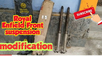 ROYAL ENFIELD 350 STD. FRONT SUSPENSION CHANGE!
