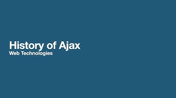 History of Ajax