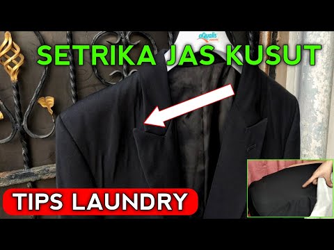 Cara Setrika Jas Kusut -Tips Laundry Sederhana