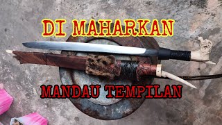 Mandau Tempilan Hulu Kemau Dari Tanduk Rusa