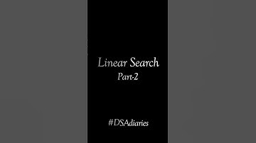 Linear search in an array | Code Chef | Practice #dsa #programming #coding